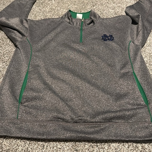 {ProEdge by Knights Apparel} 1/4 zip sweatshirt - Picture 3 of 5